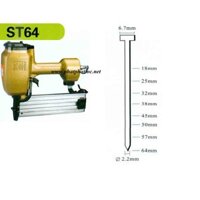 Súng bắn đinh Meite ST-64, chuyên bắn cho pallet gỗ, bắn bê tông với lực mạnh bền và ổn định