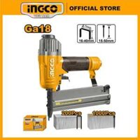 Súng bắn Đinh Thẳng Đinh U 2 trong 1 Ingco ACN50401 dùng khí nén Đinh thẳng F15-F50mm (Ga18), Đinh U 16-40mm (Ga18)