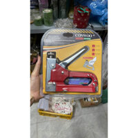 Súng bắn gim gỗ, giỏ quả tặng kèm hộp gim