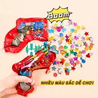 Súng bắn hoa giấy, pháo giấy kim tuyến cầm tay vui nhộn - đồ chơi đạo cụ trang trí cho tiệc sinh nhật, lễ tết cưới hỏi