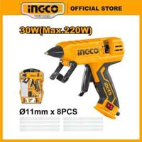 Súng bắn keo nến có công tắc dùng điện 220V sử dụng que keo 11,2mm nút bật tắt nguồn tiện lợi INGCO GG308
