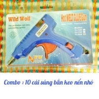 Súng bắn keo nến nhỏ 10 cái