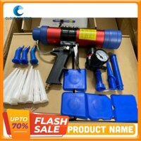Súng Bắn Keo Silicon Bằng Hơi - Dạng Tuýp Apollo 300ml, Keo Túi Xúc Xích, Thân Hợp Kim Nhôm