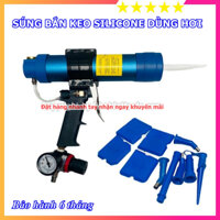 Súng Bắn Keo Silicone Dùng Hơi - Chuyên dụng cho thợ nhôm kính - Bảo hành 6 tháng.