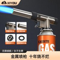 Súng Bắn Lửa Cầm Tay Súng Bắn Lửa Bình Khí Loại Kẹp Lửa Đánh Lửa Lông Quay Thịt Ngọn Lửa Miệng Lớn Đầu Súng Phun Di Động