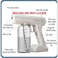 SÚNG BẮN PHUN SƯƠNG TIA UV-KHỬ KHUẨN BẰNG CỒN