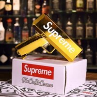 Súng Bắn Ra Tiền Supreme VÀNG GOLD Vui Nhộn Tặng Kèm Pin