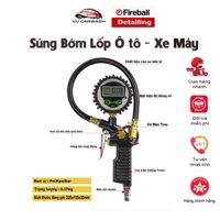Súng Bơm Lốp Ô Tô, Xe Máy - Đồng Hồ Bơm Lốp và Đo Áp Xuất Lốp Bằng Khí Nén Chuyên Dụng