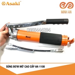 Súng bơm mỡ 2 xy lanh cao cấp Asaki AK-1100