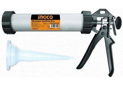 Súng bơm silicon ống nhôm Ingco HCG0115