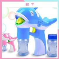 SÚNG CÁ HEO BẮN BONG BÓNG (TẶNG KÈM 2 BÌNH XÀ BÔNG)