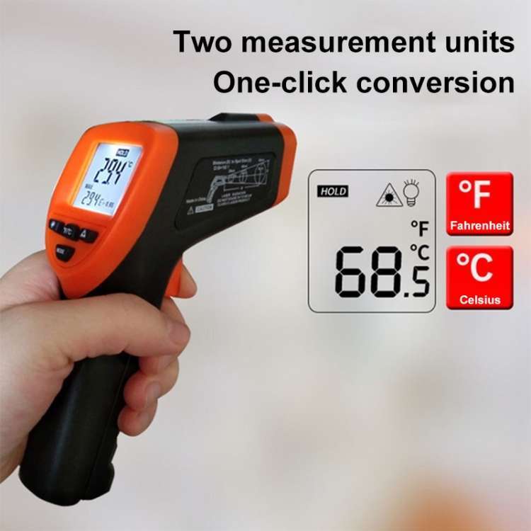 Súng đo nhiệt từ xa 380 độ DT8380