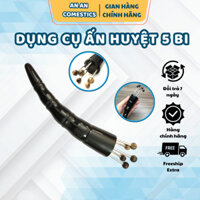 [SỪNG] Dụng Cụ Day Ấn Huyệt 5 Bi Hoa Khế, Mát Xa Mặt, Vai Cổ Gáy, Lưng, Tay - Sừng Trâu Đen