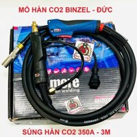 Súng Hàn CO2 Binzel 350A Tiêu Chuẩn Pana, Thương Hiệu Đức