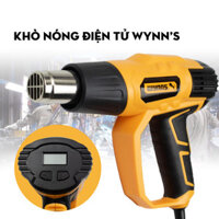 Súng Khò Nhiệt Điện Tử Wynn's Tools 2000W - Điều Chỉnh Nhiệt Độ, Khò Nóng Cao Cấp 50-600°C, Màn Hình Kỹ Thuật Số