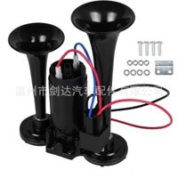 Sừng Không Khí Điện Dính 12V 24v Siêu To 150dB Sửa Đổi Ô Tô Xe Tải Xe Máy Đa Năng Không Khí Nhà Máy Hàng Có Sẵn