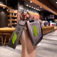 Súng kinh doanh thời trang Màu xám Hộp đựng chìa khóa ô tô Móc khóa cho BMW