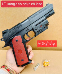 Súng lục đạn nhựa có tia Laze
