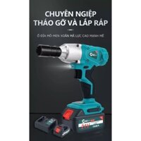 súng mở bulong mailtank sh53 xài pin 21v 4ah lực siết 360nm chuyên sửa xe máy.chân pin phổ thông Makita.