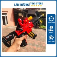 Súng người nhện đồ chơi phát đèn nhạc cho bé trai làm anh hùng
