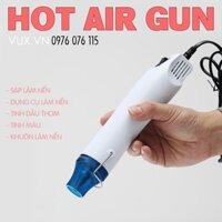 Súng Nhiệt Heat Gun - Làm Nhẵn Bề Mặt Nến Thơm - Khử Bọt Sáp Nến