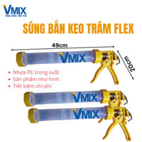 Súng nhựa bắn keo sika flex bằng tay dễ sử dụng dùng cho các loại keo trám nứt flex, dạng tuýp xúc xích.
