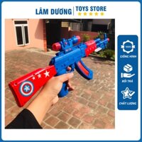 Súng nhựa đồ chơi AK 47 xanh capital phát đèn nhạc cho bé trai đồ chơi trẻ em LÂM DƯƠNG TOYS