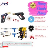 Súng nhựa máy hàn rút tôn Oto Solary có đầu đồng và công tắc kèm theo
