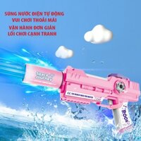 Súng Nước Áp Lực Laser Tự Động Yeloli Có Ánh Sáng, Đồ Chơi Nước Ngoài Trời