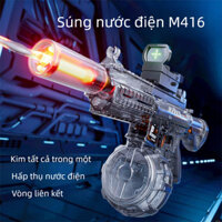 Súng nước Burst M416 Công suất lớn Súng nước áp suất cao có thể sạc lại trong suốt hiệu quả