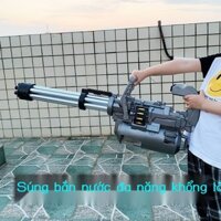 Súng nước Gatling sang trọng lớn 2000 ml súng nước hoàn toàn không thấm nước công suất lớn tạo tác