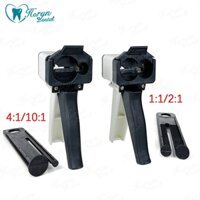 Súng phân phối trộn ấn tượng nha khoa 1: 1 / 1: 2 Súng phân phối đa năng 4: 1 / 10: 1 Súng phân phối cao su Silicon Hướng dẫn sử dụng Súng bắn Caulking