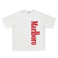 Súng Pháo Cùng Phong Cách Với Hoa Hồng Concert Áo Thun Nữ Tay Ngắn Nam Nữ Cotton Nguyên Chất In Marlboro Quốc Gia Hợp Thời Trang