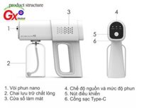 Súng phun cồn khử khuẩn K5 Pro