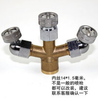 Súng phun đa đầu phun hình quạt, máy phun nông nghiệp, phun sương điều chỉnh, súng phun nước áp lực cao, súng ngắn kiểu súng lục QKOP