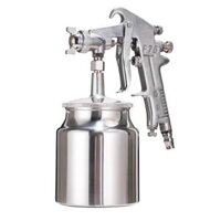 Súng phun Morita F-75 trên và dưới nồi khí nén súng phun sơn phun cao ô tô tấm kim loại nội thất sơn cao su sửa chữa máy phun bột bả súng phun sơn total Máy phun sơn cầm tay