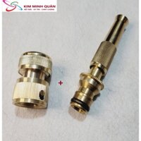 Súng Phun Nước 1 Tia Đồng Kèm Đầu Nối Ống Mềm M0016 CMART