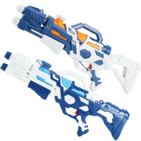 Súng phun nước 2 nòng size 60cm bình chứa 600ml (đồ chơi giải nhiệt mùa hè)