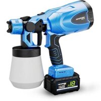 súng phun pu Điện súng phun sơn pin lithium sạc hộ gia đình nhỏ sơn cao su súng phun sơn xịt phun tường hiện vật súng phun sơn chính hãng súng phun sơn pu