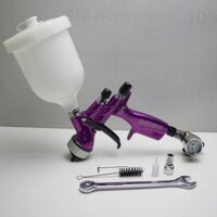 Súng Phun Sơn Bóng Màu Xe Máy - Xe Ô tô Devilbiss CV1 1.3mm ( Màu Tím )