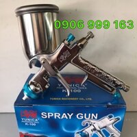 SÚNG PHUN SƠN CAO CẤP CHUYÊN PHỦ BÓNG XE HƠI K100 YUNICA ĐẦU PHUN 0.8mm