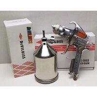 Súng phun sơn chuyên bóng Devilbiss JGX-502, béc 1.4 cốc inox 400ml