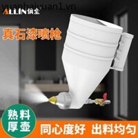 Súng phun sơn đá thật Tảo cát Bùn bên ngoài Sơn tường Súng sơn cao su Sơn bột Putty Súng phun sơn đạn Súng phun sơn có thể tưới nước Dụng cụ tiện dụng