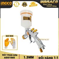 Súng phun sơn INGCO ASG1065 600cc, kèm đầu nối Châu Âu, đầu nối Hoa Kỳ, đầu nối Nitto và đầu nối Ý- MOSACO