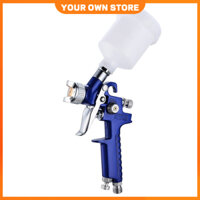 Súng phun sơn mini H-2000 Hvlp 0.5 / 0.8 / 1.0mm đầu phun cho xe hơi