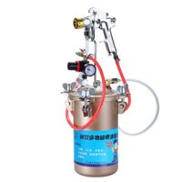 Súng phun sơn nhiều màu sắc trong nước 5L thép không gỉ sơn tường nội thất và ngoại thất áp lực thùng cao su máy phun sơn súng phun máy xịt sơn Máy phun sơn cầm tay