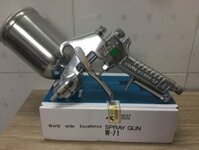 Súng phun sơn phun bóng ô tô Inest Iwata 1.3mm đã bao gồm cốc 400ml