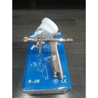 Súng phun sơn R2F mini dặm vá xe máy, ô tô tỉa vân gỗ béc 0.5mm