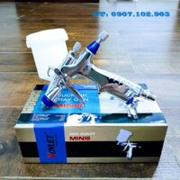 Súng phun sơn Voylet Mini 6, bec 0.8mm, chuyên dặm vá sơn,cốc nhựa 125ml