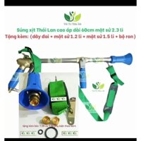 Súng phun Thái Lan áp lực cao, dài 60cm, chuyên phun sầu riêng, bơ, các loại cây cao phun xa đến 15m.
